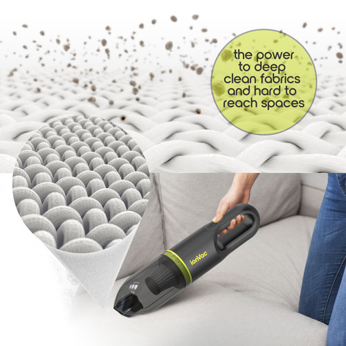 ionchill ionvac Cordless Handheld Vacuum with USB Charging and Multiple